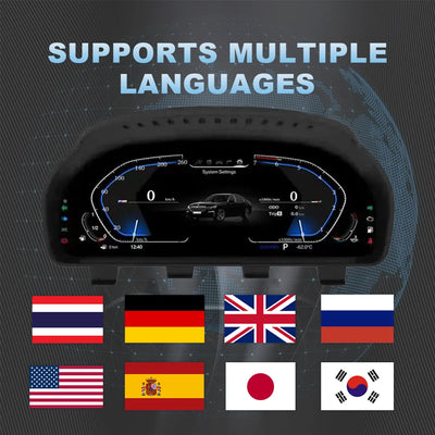 Tableau de Bord Numérique BMW E90 F10 F30 Multi-Modèles - packshot studio - Becquet Voiture