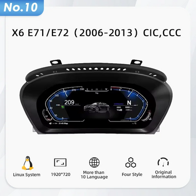 Tableau de Bord Numérique BMW E90 F10 F30 Multi-Modèles - vue arrière 2 - Becquet Voiture