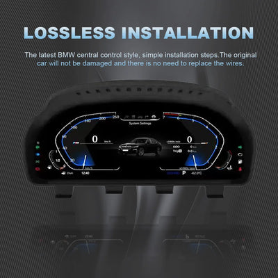 Tableau de Bord Numérique BMW E90 F10 F30 Multi-Modèles - vue arrière - Becquet Voiture