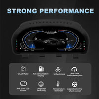 Tableau de Bord Numérique BMW E90 F10 F30 Multi-Modèles - vue de profil - Becquet Voiture