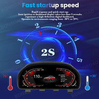Tableau de Bord Numérique BMW F10 F11 CarPlay Android Auto - vue de trois-quarts - Becquet Voiture