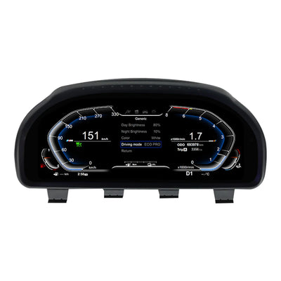 Tableau de Bord Numérique BMW F10 F11 F01 F02 F15 F16 - vue de dessus - Becquet Voiture