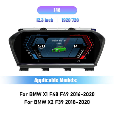 Tableau de Bord Numérique BMW F20 F22 F48 2013-2019 - détail du montage - Becquet Voiture