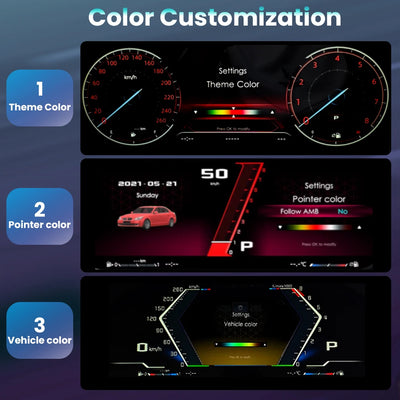 Tableau de Bord Numérique BMW F30 CarPlay 12,3 Pouces - packshot studio - Becquet Voiture