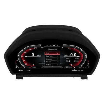 Tableau de Bord Numérique BMW F30 F10 F20 2011-2019 - vue rapprochée - Becquet Voiture