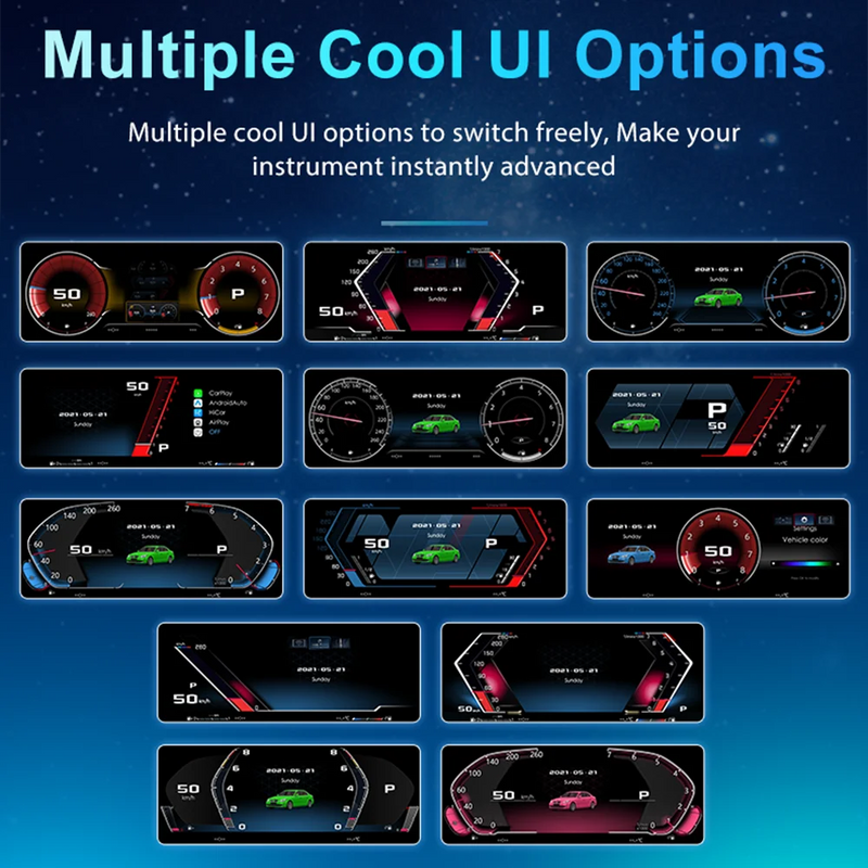 Tableau de Bord Numérique BMW F30 F31 F32 F33 F34 F36 2013-2019 - installé sur véhicule - Becquet Voiture