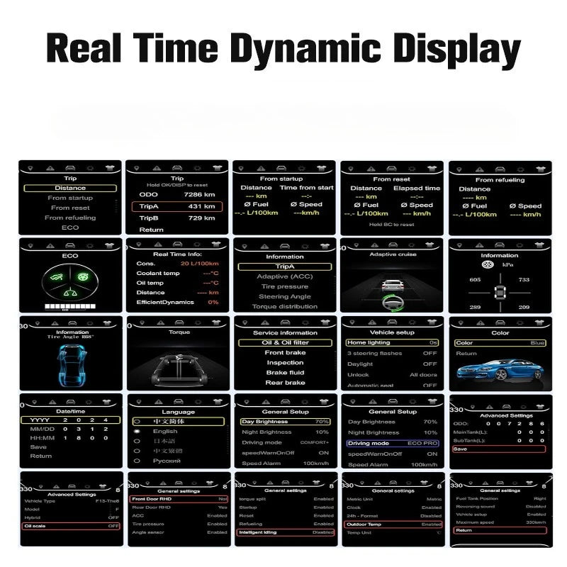 Tableau de Bord Numérique BMW F30 F31 F32 F33 F36 - installé sur véhicule - Becquet Voiture