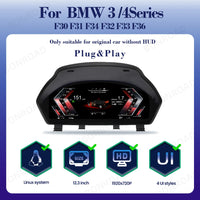 Tableau de Bord Numérique BMW F30 F34 Série 3 et 4 - détail du montage - Becquet Voiture