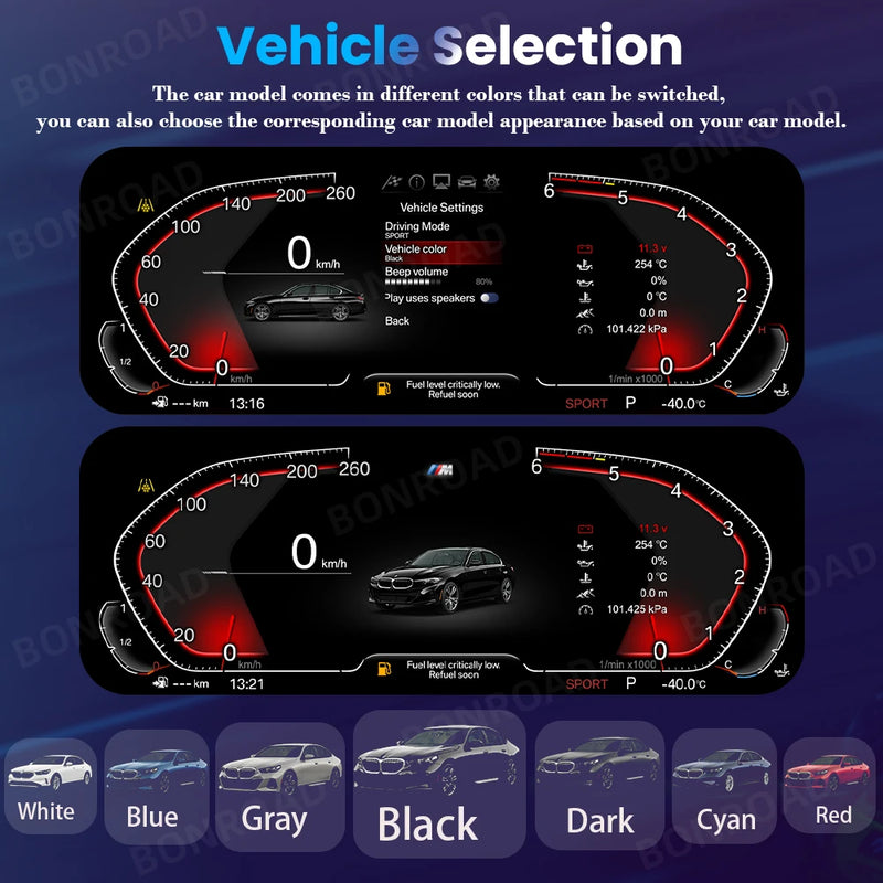 Tableau de Bord Numérique BMW Série 1 2 F20 X1 X2 CarPlay - installé sur véhicule - Becquet Voiture