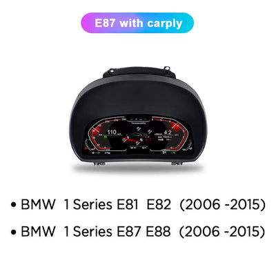 Tableau de Bord Numérique BMW Série 1 E81 E82 E87 E88 2006-2015 - détail du montage - Becquet Voiture