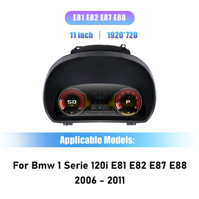 Tableau de Bord Numérique BMW Série 1 E81 E82 E87 E88 (réf. 2) - détail du montage - Becquet Voiture