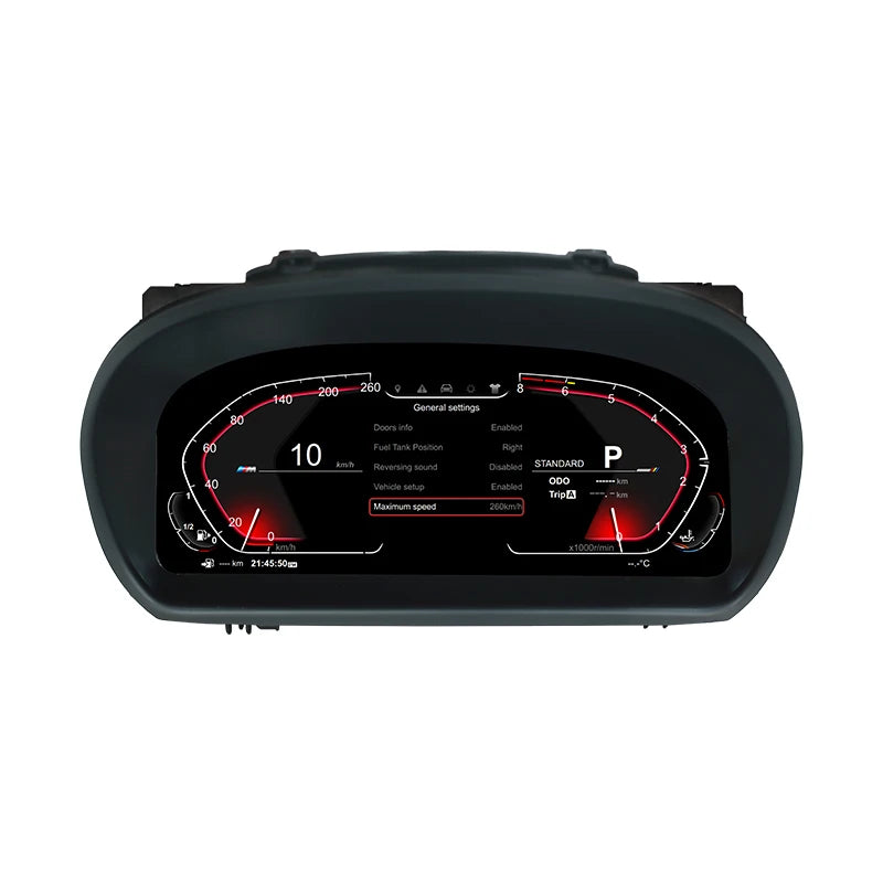 Tableau de Bord Numérique BMW Série 1 E81 E87 2006-2015 - vue de profil - Becquet Voiture