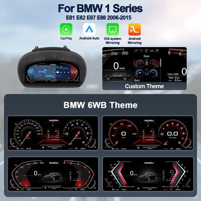 Tableau de Bord Numérique BMW Série 1 E87 - détail du montage - Becquet Voiture