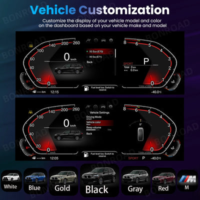 Tableau de Bord Numérique BMW Série 1 E87 E88 - installé sur véhicule - Becquet Voiture