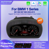 Tableau de Bord Numérique BMW Série 1 E87 - vue de face - Becquet Voiture