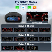 Tableau de Bord Numérique BMW Série 1 E87 - vue rapprochée - Becquet Voiture