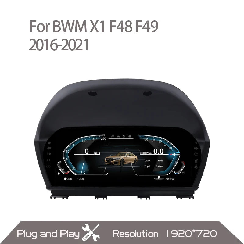 Tableau de Bord Numérique BMW Série 1 F20 - en situation - Becquet Voiture