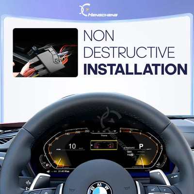 Tableau de Bord Numérique BMW Série 3 4 2013-2020 - packshot studio - Becquet Voiture