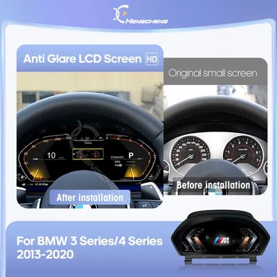 Tableau de Bord Numérique BMW Série 3 4 2013-2020 - vue de profil - Becquet Voiture
