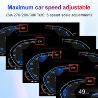 Tableau de Bord Numérique BMW Série 3 M3 E46 - installé sur véhicule - Becquet Voiture
