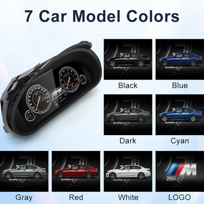 Tableau de Bord Numérique BMW Série 3 M3 E46 - vue de trois-quarts - Becquet Voiture
