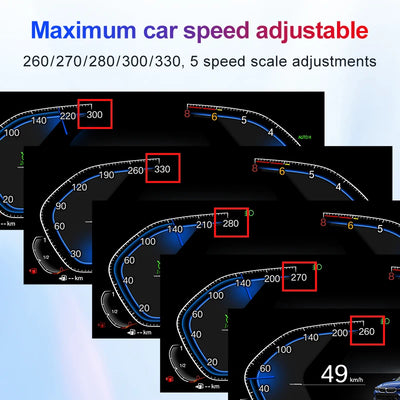 Tableau de Bord Numérique BMW Série 5 E39 X5 E53 - installé sur véhicule - Becquet Voiture