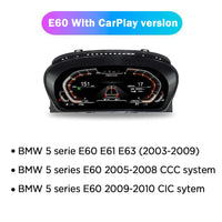 Tableau de Bord Numérique BMW Série 5 E60 E61 E63 E64 - détail du montage - Becquet Voiture