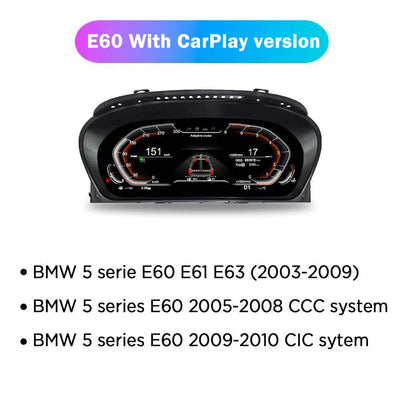Tableau de Bord Numérique BMW Série 5 E60 E61 E63 E64 - détail du montage - Becquet Voiture