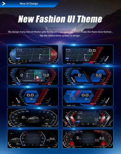 Tableau de Bord Numérique BMW Série 5 E60 E61 E63 E64 - packshot studio - Becquet Voiture