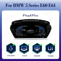 Tableau de Bord Numérique BMW Série 5 E60 - vue rapprochée - Becquet Voiture