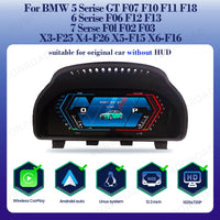 Digitales Kombiinstrument BMW 5er F10 - Montagedetail - Becquet Voiture