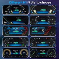 Digitales Kombiinstrument BMW 5er F10 - am Fahrzeug montiert - Becquet Voiture