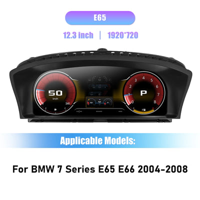Tableau de Bord Numérique BMW Série 7 E65 E66 2004-2008 - détail du montage - Becquet Voiture