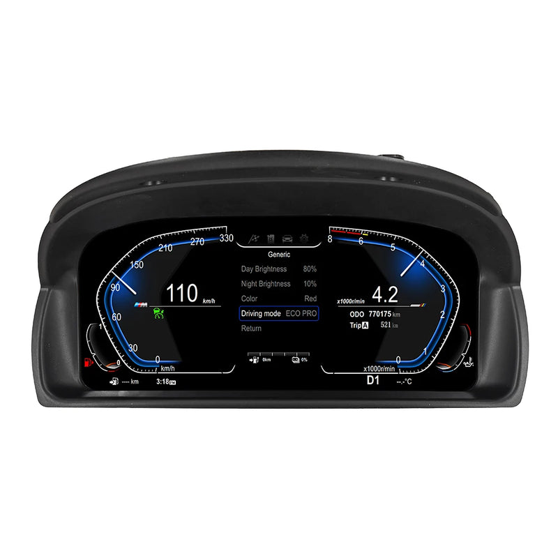 Digital Instrument Cluster BMW X1 E84 2009-2015 - fitting detail - Becquet Voiture