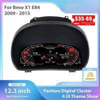 Digital Instrument Cluster BMW X1 E84 2009-2015 - front view - Becquet Voiture