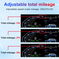 BMW X1 E84 Digital Instrument Cluster - fitted on vehicle - Becquet Voiture