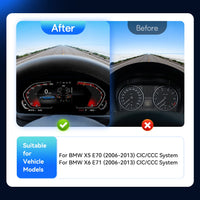 Digitales Kombiinstrument BMW X5 E70 2006–2013 - Seitenansicht - Becquet Voiture