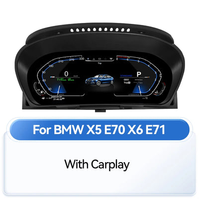 Tableau de Bord Numérique BMW X5 E70 2006-2013 - vue rapprochée - Becquet Voiture