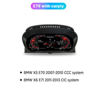Digital Dashboard BMW X5 E70 X6 E71 CarPlay - fitting detail - Becquet Voiture