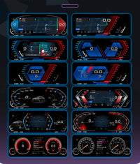 Digital Dashboard BMW X5 E70 X6 E71 CarPlay - three-quarter view - Becquet Voiture