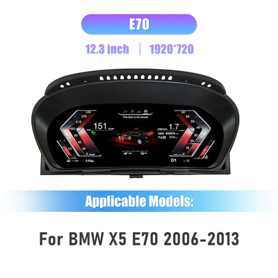 Tableau de Bord Numérique BMW X5 X6 E70 E71 2006-2013 - détail du montage - Becquet Voiture