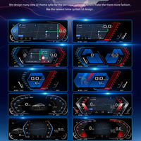 Digitales Kombiinstrument BMW X5 X6 E70 E71 2006–2013 - Studio-Packshot - Becquet Voiture
