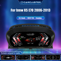 Digitales Kombiinstrument BMW X5 X6 E70 E71 2006–2013 - Vorderansicht - Becquet Voiture