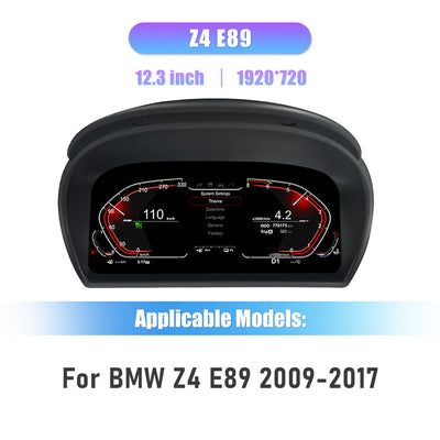 Tableau de Bord Numérique BMW Z4 E89 2009-2017 - détail du montage - Becquet Voiture