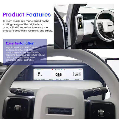 Tableau de Bord Numérique Chery iCar V23 - vue arrière - Becquet Voiture