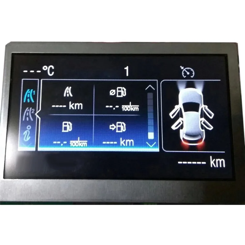Digitales Armaturenbrett Ford Focus Escape 2013-2016 - Seitenansicht - Becquet Voiture