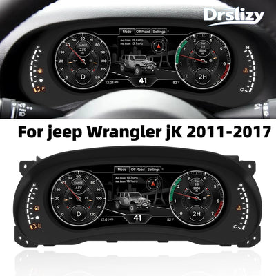 Tableau de Bord Numérique Jeep Wrangler JK 2011-2017 - installé sur véhicule - Becquet Voiture