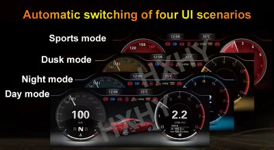 Tableau de Bord Numérique Mazda 6 CX-5 2017-2021 - vue arrière - Becquet Voiture