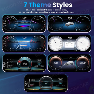 Tableau de Bord Numérique Mercedes Classe A CLA GLA - installé sur véhicule - Becquet Voiture