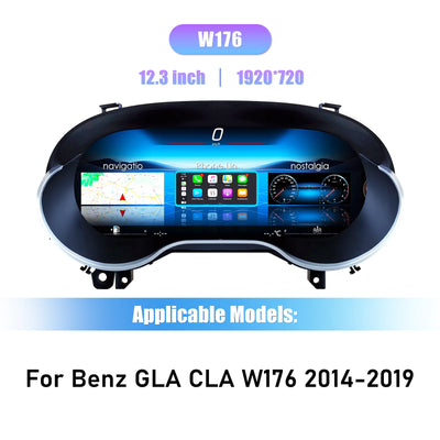 Tableau de Bord Numérique Mercedes Classe A CLA GLA W176 - détail du montage - Becquet Voiture